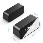 Wekker spioncamera 4K met WiFi / P2P voor mobiel (iOS/Android) + IR