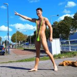 Plavky Borat mankini – kostým plavkový Boratovky