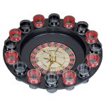 Alkoholová hra Ruleta Deluxe – set s 15 skleničkami a 2 kuličkami