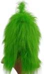 Maska na obličej Grinch pohádková – sada masky Grincha s rukavicemi na Halloween