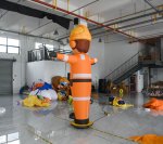 Vonkajšia reklama - Nafukovací panák s mávajúcou rukou - výška 3m - Robotník