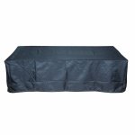 Venkovní ohniště plynové - stolní krb z betonu do exteriéru LUMISA 152x70 cm