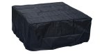 Prenosné ohnisko - exterierové plynové ohnisko na propan/butan - LUXUNO 86x86 cm šedý
