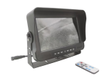 Monitor LCD impermeable - 10" con protección IP69 para 8 cámaras + tarjeta SD de 128 GB
