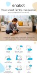 Enabot EBO SE - шпионски робот с FULL HD камера, дистанционно управляван чрез WiFi/P2P APP