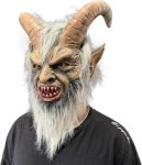 Maska na tvár démon čert – halloweenska maska pre deti aj dospelých