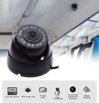 DOME kamera Full HD s uhlom záberu 160° fisheye + 16 IR LED nočné videnie + technológia WDR + podpora audia