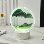 Lampa přesýpací RGB – LED lampa s barevným podsvícením stolová relaxační