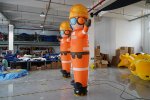 Vonkajšia reklama - Nafukovací panák s mávajúcou rukou - výška 3m - Robotník