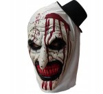 Maska na obličej klaun Terrifier – cosplay hororová maska z latexu pro děti i dospělé