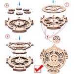 Kalendár drevený 3D – hlavolam rok, mesiace a dni 21 dielov