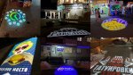 GOBO Projector - проекция на стени до 200M - ZOOM 11°- 46° с 17000 lm + тава за 7xLogo