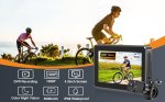 Set telecamera per bicicletta - telecamera posteriore full hd + monitor da 4,3" con registrazione su scheda micro SD