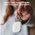 Mini Bluetooth GPS tracker na kľúče ako kľúčenka pre iOS (Apple Find My)