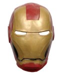 Maska na obličej Ironman – superhrdinská maska na dětské oslavy i Halloween
