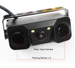 Telecamera per la retromarcia 3v1 - con sensori di parcheggio e 2xLED