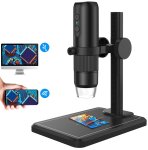 Digitálny mikroskop s LED svetlom s USB + Wifi pripojením na mobil (iOS / Android) 50-1000x zväčšenie