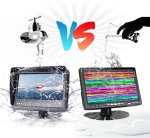 Monitor de 7" resistente al agua IP68 + 4 entradas para cámaras VGA + mando a distancia