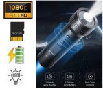 Fotocamera torcia FULL HD con IPX6 + luce LED + bussola