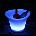 Vedro na nápoje a ľad svietiace LED - 8 farieb s diaľkovým ovládaním + IP44 krytie