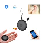 Mini auricolare - auricolari wireless spia con supporto per scheda SIM in mini portachiavi