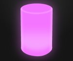 Stolová LED lampa oválna solárna - RGB meniaca farby 10 módov (interier/ exterier)