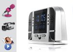 LCD будилник с камера + детекция на движение + нощни IR светодиоди