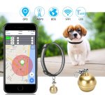 Sledovací Mini GPS lokátor pro zvířata - psy/kočky s Wifi a LBS sledováním - IP67
