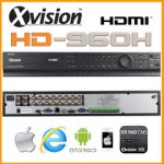 DVR HD cu 8 canale cu capacitate de 1 TB pentru camera 960H