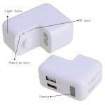 Alimentatore USB con telecamera nascosta Full HD