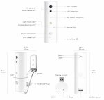 Telecamera di sicurezza IP WiFi per interni - iSensor con risoluzione HD
