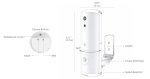 Telecamera IP WiFi per esterno HD iSensor Patio - girevole di 240°