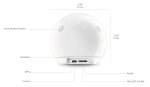 Smart camera ATOM 360° + auto + monitoraggio e rilevamento volti