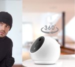 Smart camera ATOM 360° + auto + monitoraggio e rilevamento volti