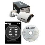 Cameră CCTV IP HD-IP 4 Mpx Wide BULLET cu 20m IR de culoare albă