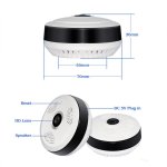360° HD панорамна шпионска камера с WiFi + IR LED