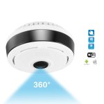 360° HD панорамна шпионска камера с WiFi + IR LED