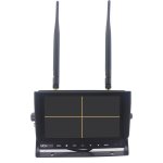 7" LCD-Wende-Monitor mit 2 WiFi-Kameras und DVR-Funktion