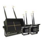 סט היפוך WiFi 3 מצלמות + צג LCD 7 אינץ' עם הקלטה