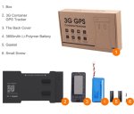 Localizzatore GPS per container IP66 waterproof + magnete