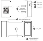 Localizzatore GPS per container IP66 waterproof + magnete