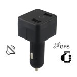 Punjač za automobil 2x USB sa GPS lokatorom + glasovni nadzor