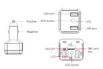 Punjač za automobil 2x USB sa GPS lokatorom + glasovni nadzor