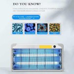 Бактерицидна лампа - UV светлина 20W + Озонова дезинфекция