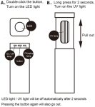 UV бактерицидна лампа 5W - преносим стерилизатор