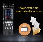 Профи диктофон многофункционален 360° + 1,8" LCD + 16GB памет