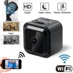 Мини шпионска камера FULL HD + WiFi + IR LED 10м