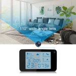 Часовник камера FULL HD + IR LED + WIFI с Метео станция