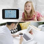 Часовник камера FULL HD + IR LED + WIFI с Метео станция