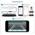 Parcheggio WiFi Telecamera cellulare a 170° con visione notturna + IP68